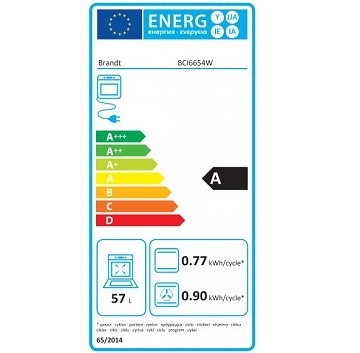 BRANDT BCI 6654 W spotřeba energie